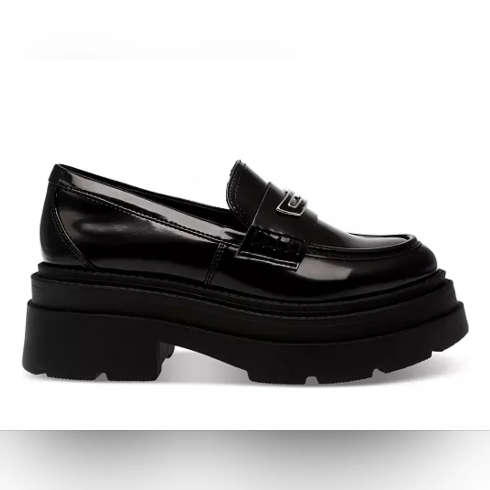 Wild Pair Nelley Platform Lug Sole Platform Loafers - Picture 1 of 14